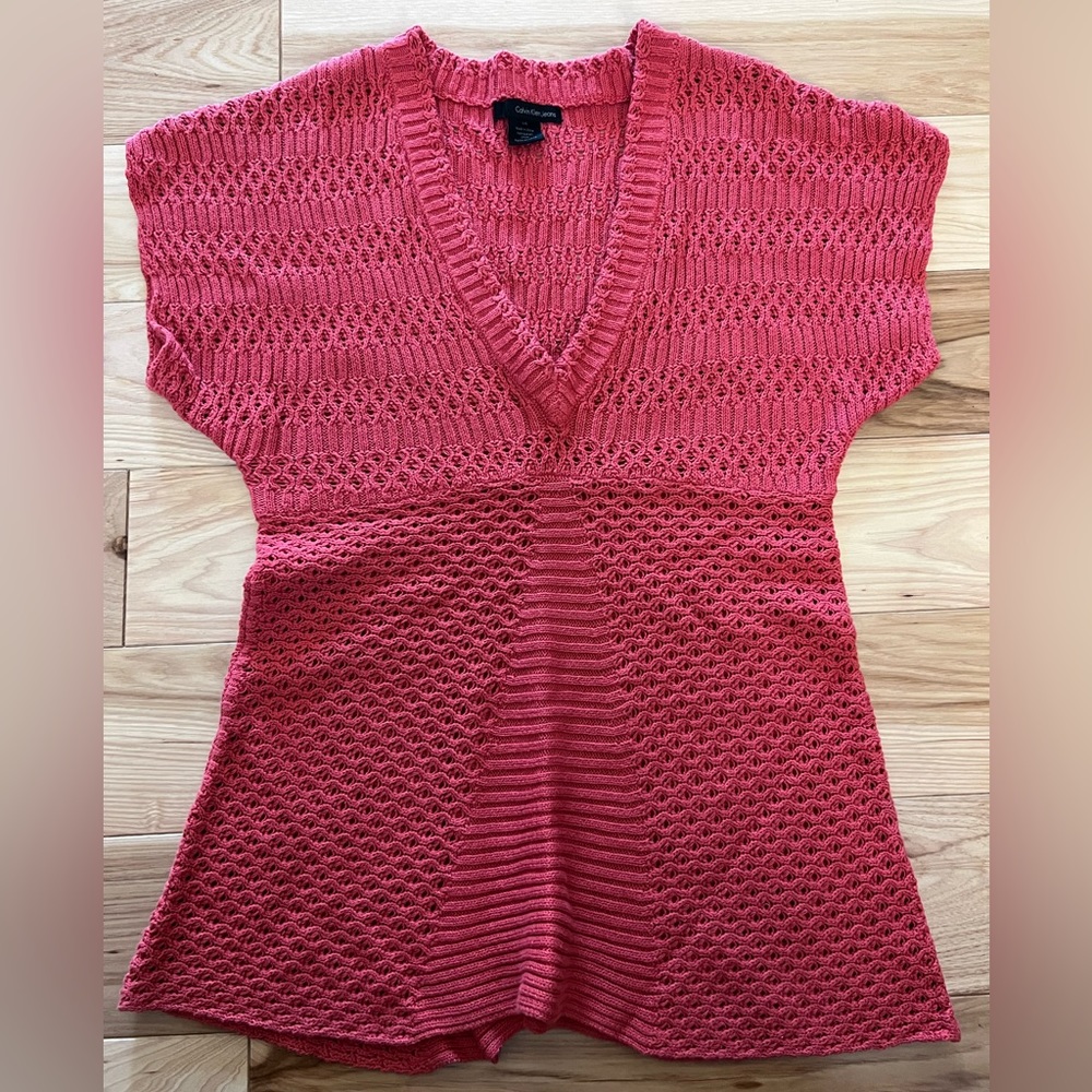 Calvin Klein Jeans coral sweater